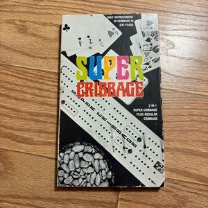 Vintage Super Cribbage Game